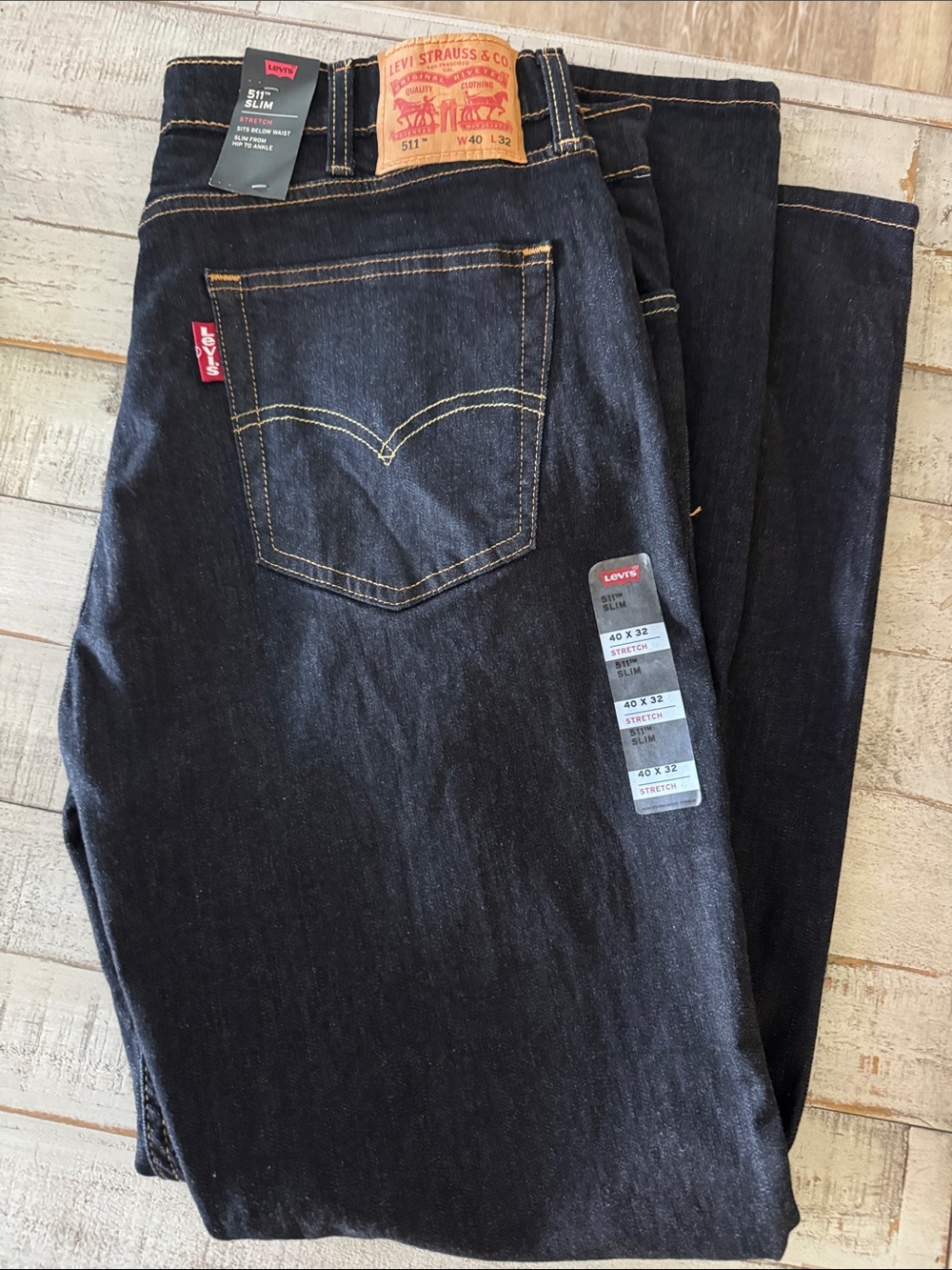 Levi's Men's Slim Dark Indigo Jeans